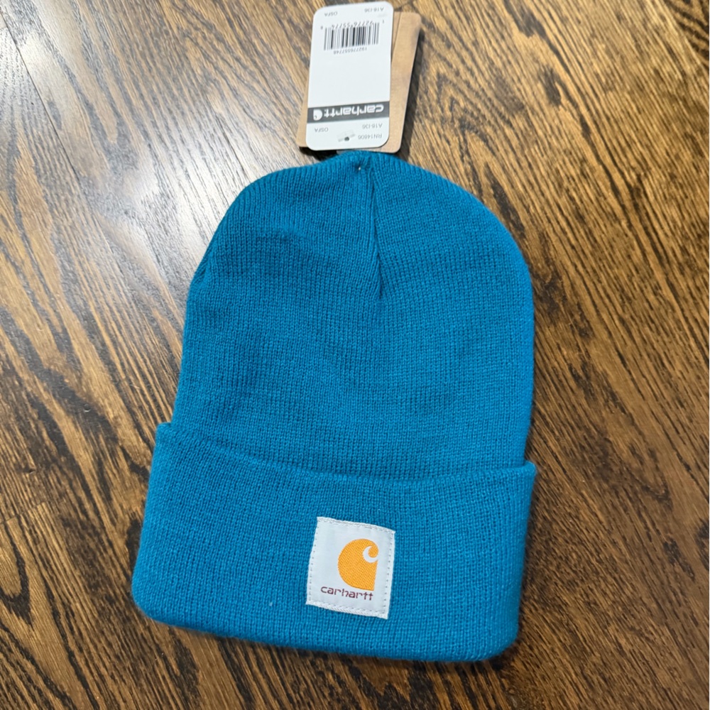 Carhartt Teal Knit Beanie